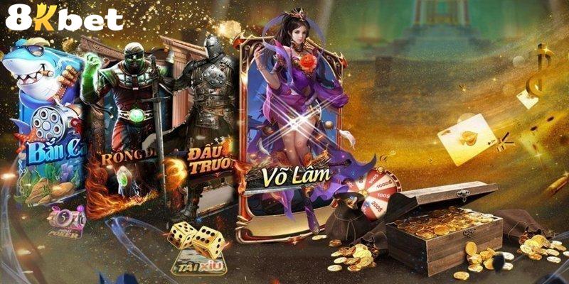 Khám phá top cổng game nổ hũ và slot đổi thưởng tại 8KBET.